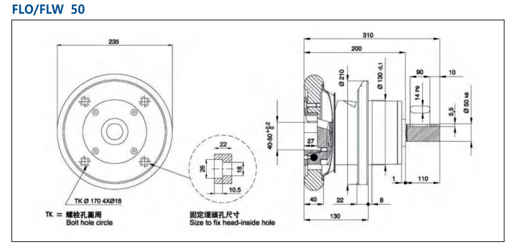 Safety Chuck 50 type Flange Type